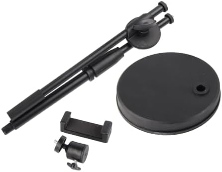 Copy Stand Cellphone Tripod Overhead 41×17×8 Desktop Photography Phone Bracket Arm Bracket Stand for Photo Video Fill Light Overhead Tripod for Phone Desktop - Image 3