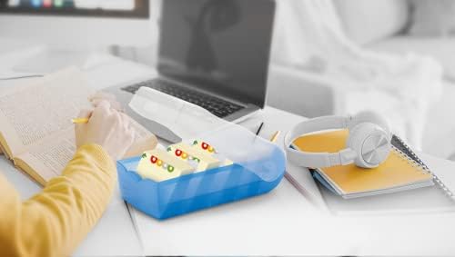 HAN 998-693, CROCO Flashcard Index Box. For learning vocabulary in an ingeniously simple way, A8, translucent grey - Image 6
