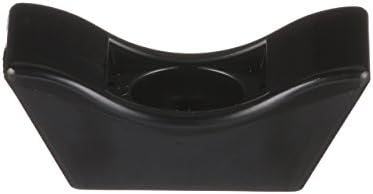 Panduit TMEH-S25-C0 Extra Heavy Cable Tie Mount, 1/4 Screw, Weather Resistant, Nylon, Black (Pack of 100) by PanduitCorporation