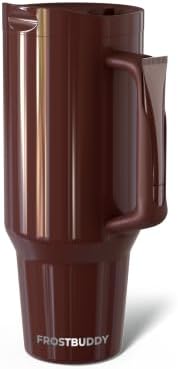 Frost Buddy Thicc Buddy 40 oz Tumbler with Handle (Dark Roast) by FrostBuddy