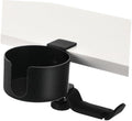 Adjustable Metal Headphone Hanger with Desk Clamp and Cup Holder by OUNONA