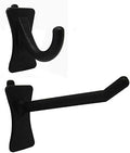 PegPro® J & 2" Hooks Kit for Standard “Wood Fiber” pegboard – Durable Plastic Pegboard Hooks - for Garage, Kitchen, Craft Room, and More (J & 2" Hook - 50 Pack, Black) by PegPro%C2%AE