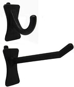 PegPro® J & 2" Hooks Kit for Standard “Wood Fiber” pegboard – Durable Plastic Pegboard Hooks - for Garage, Kitchen, Craft Room, and More (J & 2" Hook - 50 Pack, Black) by PegPro%C2%AE