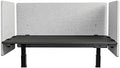 Stand Up Desk Store ReFocus Clamp-on Acoustic Desk Divider Privacy Panel that Reduces Noise and Visual Distractions (Cool Gray, 47.25" x 23.6", 23.6" x 23.6", & 23.6" x 23.6") by SStandUpDeskStore