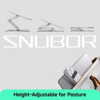 Model-X 3.0 Laptop Stand, Ladjustable Laptop Stand Desk, Ergonomic Laptop Stand Desk，360 Rotating Laptop Riser - Image 7