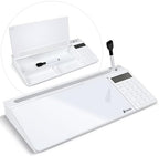 Varhomax Glass Desk Whiteboard with Calculator by Varhomax