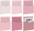 Fuutreo Magnetic Wall File Holder,6pcs,Rose Pink,Vertical-large by Fuutreo