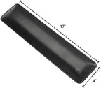 Bailey Full Size by Castle - Leather Ergonomic Computer Wrist Rest Pad for Keyboards with Around 104 Keys - Firm Keyboard Wrist Support for Typists, Gaming, and Heavy Office Use (Nightfall, Full Size) - Image 2