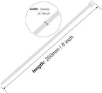 Armpow 8 Inch Black Zip Tie 2500 PCS, 40 Lbs - Small to Medium Zip Tie, Nylon PA66 UV Resistant Cable Tie Heavy Duty for Indoor and Outdoor Use - Ideal for bundling and securing objects - Image 2