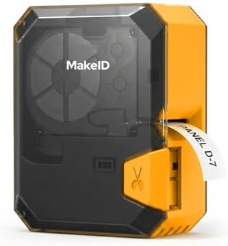 Makeid P31S Portable Industrial Label Maker with Tape, 300dpi by MakeID
