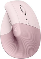 Logitech Lift Vertical Ergonomic Wireless Mouse - Rose by Unknown