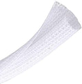Cable Management Sleeve, Split Design, 25FT - 1 Inch, White by CrocSee