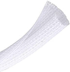 Cable Management Sleeve, Split Design, 25FT - 1 Inch, White by CrocSee