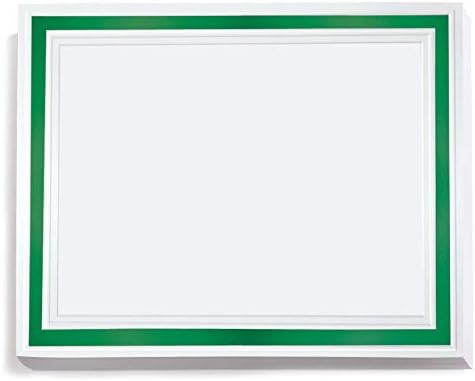 Signature Specialty Certificates, Green Bold Foil Border, 50 Sheets by PaperDirect