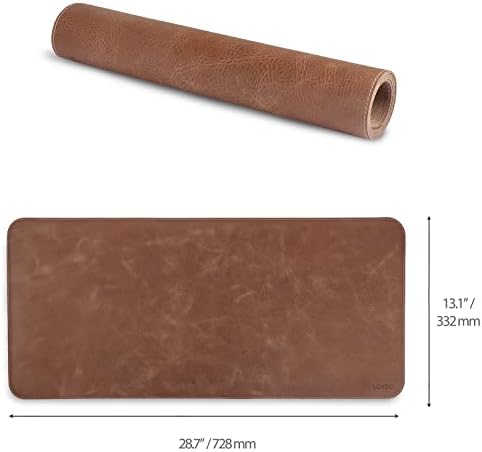 Londo Top Grain Leather Extended Mouse Pad – Large Desk Mat for Office & Gaming, Smooth Writing Surface, Non-Slip Base, Durable & Stylish Workspace Accessory - Image 2