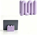 Sculptural Laptop Stand for Desk Organization，Purple：25mm by Unknown