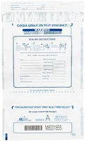 Royal Sovereign 10 x 15 Clear Dual-Pocket Deposit Bags 100 Pack (RMTE-1015AC-DP) by RoyalSovereignIntlInc