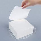 VANRA Note Cube 4 x 4 Inch (Not Sticky) Memo Cube Refill (No Holder) Tear-Off Pages (Not Loose) Blank Scratch Pads, 400-Sheets/Cube (Ivory White) (Pack of 3) - Image 7