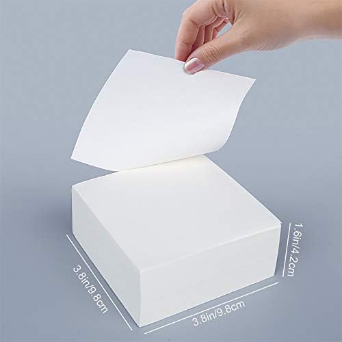 VANRA Note Cube 4 x 4 Inch (Not Sticky) Memo Cube Refill (No Holder) Tear-Off Pages (Not Loose) Blank Scratch Pads, 400-Sheets/Cube (Ivory White) (Pack of 3) - Image 7