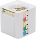 5-in-1 Cube Sticky Note Holder Dispenser with Notes Tabs Roll for Desk Organization by Unknown
