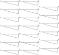 Shimeyao 20 Pcs 12 Inch Pegboard Shelf Brackets, Sliver by Shimeyao