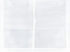 JAM PAPER Plastic Expansion Envelopes with Elastic Band Closure - Letter Booklet - 9 3/4 x 13 with 2.5 Inch Expansion - Clear - 12/Pack by JAMPaper