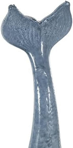 Deco 79 Metal Dolphin Decorative Bookends Non Skid Bookends with Raised Tails, Set of 2 Office Bookends5 W, 10" H, Blue - Image 4