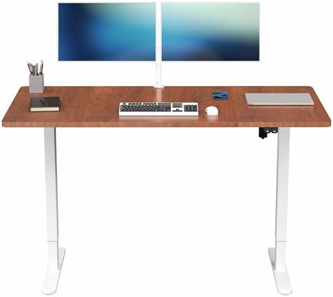 VIVO Dark Walnut 60 x 30 in Standing Desk, DESK-KIT-0W6D by VIVO