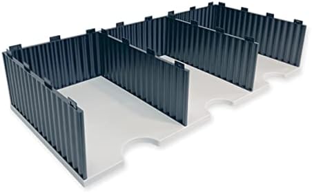 Ultimate Office TierDrop Riser Storage Base, Lifts Sorter 5 inches, 3 Slots by UltimateOffice