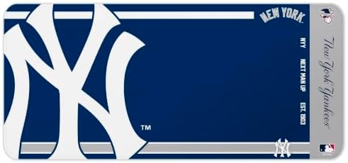 SOAR MLB Official Established Primary Logo Wordmark Home Office Desk Pad Mouse Pad Mat 35" x 16" (New York Yankees, New York Yankees) - Image 2