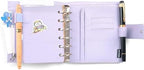 Moterm Pocket Luxe Rings Planner - Genuine Leather Binder Organizer (30mm Ring, Pebbled-Lavender) - Image 4