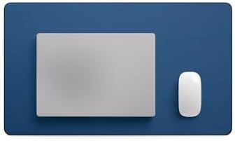 Jotsome Leather Desk Pad Mat, 24" x 14", Midnight Blue - Image 2