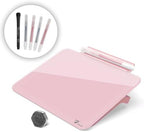 Pink Desktop White Board Glass with Wireless Charger＆ Small Desktop Dry-Erase Pad Glass whiteboard - Image 3