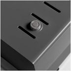 Acrimet 5 X 8 Card File Holder Organizer Box Metal Base Heavy Duty (AZ Index Cards and Divider Included) (Gray Color with Clear Crystal Plastic Lid Cover) - Image 5