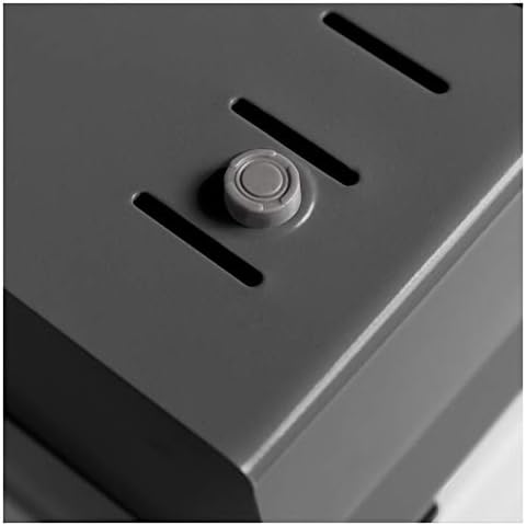 Acrimet 5 X 8 Card File Holder Organizer Box Metal Base Heavy Duty (AZ Index Cards and Divider Included) (Gray Color with Clear Crystal Plastic Lid Cover) - Image 5