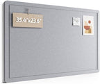 Fluxynara 35.4" x 23.6" Bulletin Board, Soft Gray by FLUXYNARA