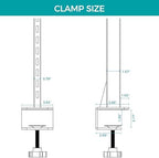 EUREKA ERGONOMIC Desk Pegboard with Dual Monitor Stands, LED Metal Pegboard for Gaming Desk, Privacy Panel with 4 Accessories Modular Hanging, Computer Accessories for Office, 43 x 34 Inch, White - Image 6