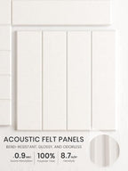 Bumusty 48" x 36" Large Cork Board Alternative, Milky White - Image 3