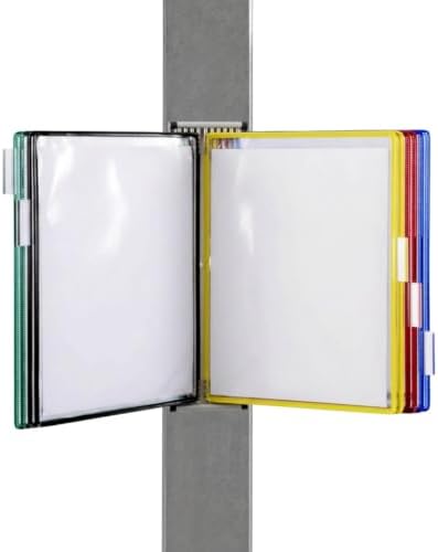Tarifold Wall Mount Reference System, 10 Pockets, Expandable, Assorted by TARIFOLD