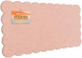 Scalloped Bulletin Board 35x17.5 inches, Decorative Felt Pin Board for Wall by Lightomorrow