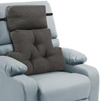 ROYALAY 2 Pcs Neck Pillow Lumbar Support for Recliner, Back Pillow for Chair with Adjustable Headrest Pillow, Back Rest Pillow for Office Chairs, Recliners,Sofa, Couch, Brown by ROYALAY