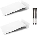Three by Three Seattle 5.5 x 9 Inch to.do Dry Erase Board with Marker for Memos, Lists, and More in Office, Home, Classroom, and Event Spaces (2 Pack, White) by ThreebyThreeSeattle