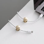 BRIGHTTIA Cable Clips - Premium Brass Cord Management for Home, Office & Car - Multipurpose Wire Holder Organizer - Sleek & Durable Design - Ideal Gift for Men, Women & Students - 4-Pack (Matte Brass) - Image 2