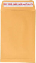 JAM PAPER 6 x 9 Open End Catalog Envelopes with Peel and Seal Closure - Brown Kraft Manila - Bulk 500/Carton by JAMPaper