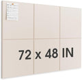 MaxGear Extra Large Bulletin Board 72" x 48", Light Tan Felt Wall Tiles by MaxGear