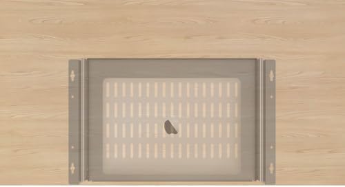 Sliding Under Desk Laptop Mount Shelf with Air Vents, 16" W - Image 5