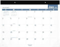 AT-A-GLANCE 2025 Desk Calendar, Monthly, Desk Pad, 21-3/4" x 17", Standard, Easy to Read (SKLP243225) by AT-A-GLANCE