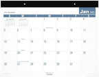 AT-A-GLANCE 2025 Desk Calendar, Monthly, Desk Pad, 21-3/4" x 17", Standard, Easy to Read (SKLP243225) by AT-A-GLANCE