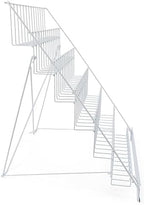 Displays2go 6-Tier Wire Countertop Literature Rack, White - Image 4