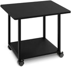 MARTY 22"x15.75" Large Printer Stand Under Desk, Rolling Cart Printer Table by MARTY